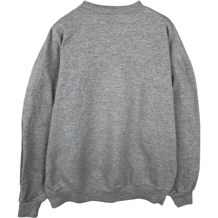 Vintage 90'S Russell ATHLETIC college sweatshirt, made in the USA, size XL, men's cotton gray type Vintage Second Hand