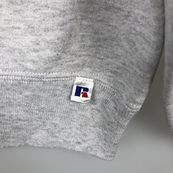 90'S Russell Athletic University of North Carolina College Sweatshirt, Made in USA, Men's Size L (approx.), Vintage cotton gray type Vintage Second Hand