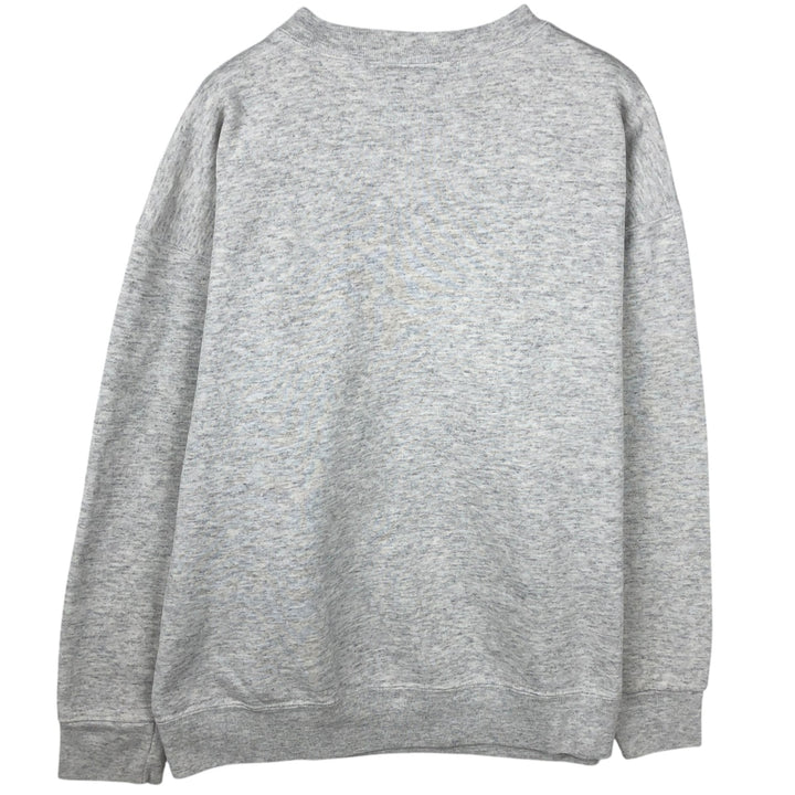 90'S CRABLE SPORTSWEAR University of Wisconsin College Sweatshirt, Made in USA, Men's XL equivalent, Vintage cotton gray type Vintage Second Hand