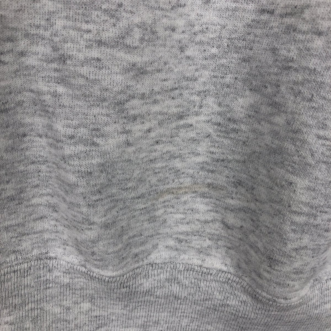 90'S CRABLE SPORTSWEAR University of Wisconsin College Sweatshirt, Made in USA, Men's XL equivalent, Vintage cotton gray type Vintage Second Hand