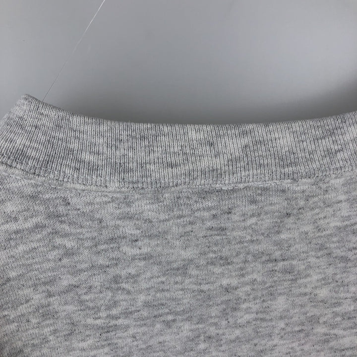 90'S CRABLE SPORTSWEAR University of Wisconsin College Sweatshirt, Made in USA, Men's XL equivalent, Vintage cotton gray type Vintage Second Hand
