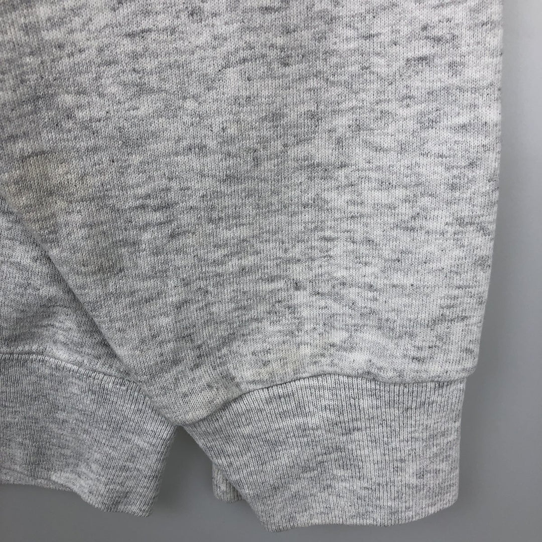 90'S CRABLE SPORTSWEAR University of Wisconsin College Sweatshirt, Made in USA, Men's XL equivalent, Vintage cotton gray type Vintage Second Hand