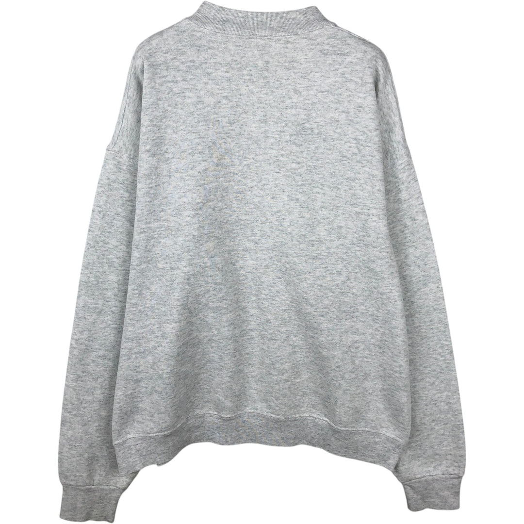 90'S Fruit of the Loom College Sweatshirt, Made in USA, Men's XL, Vintage cotton gray type Vintage Second Hand