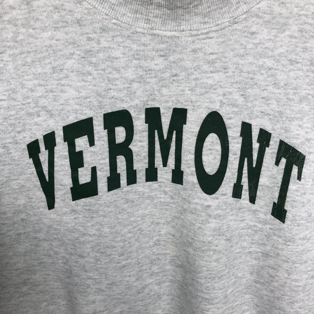 90'S Fruit of the Loom College Sweatshirt, Made in USA, Men's XL, Vintage cotton gray type Vintage Second Hand