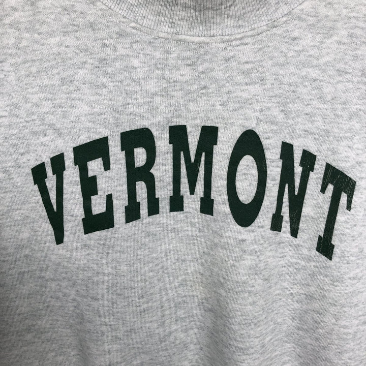 90'S Fruit of the Loom College Sweatshirt, Made in USA, Men's XL, Vintage cotton gray type Vintage Second Hand