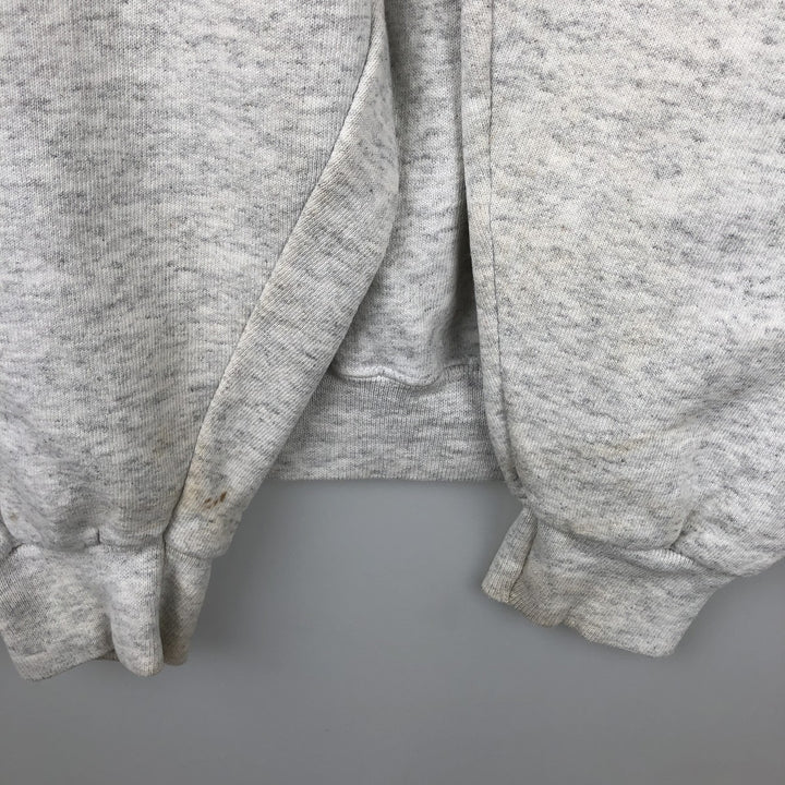 90'S PM SPORTS College Sweatshirt, Made in USA, Men's XL equivalent, Vintage polyester gray type Vintage Second Hand