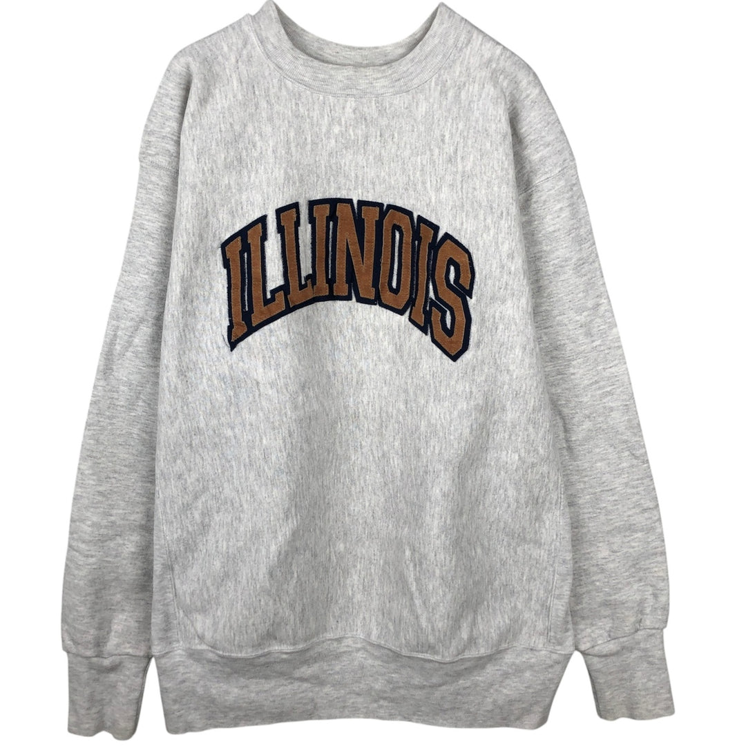 NU SPORTSWEAR College Sweatshirt, Made in USA, Men's XXL equivalent. cotton gray type Vintage Second Hand