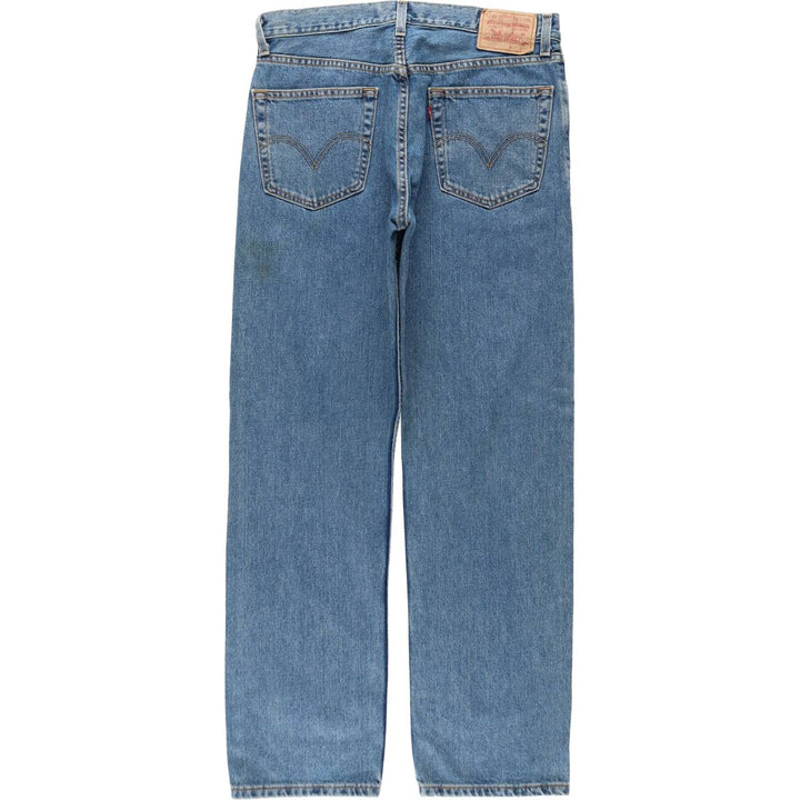 Levi's 505 REGULAR FIT tapered denim pants for men, size w34 cotton blue type Vintage Second Hand