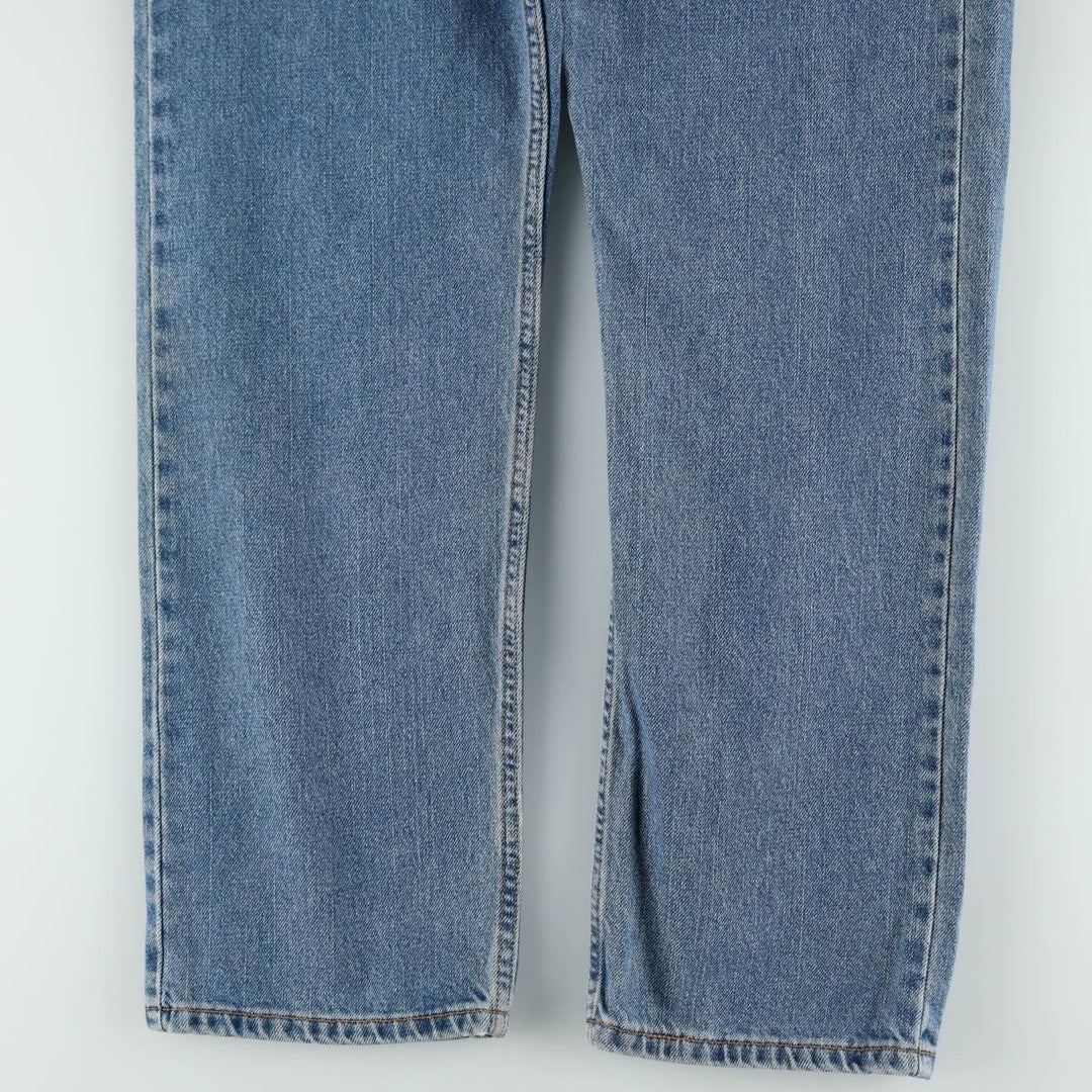 Levi's 505 REGULAR FIT tapered denim pants for men, size w34 cotton blue type Vintage Second Hand