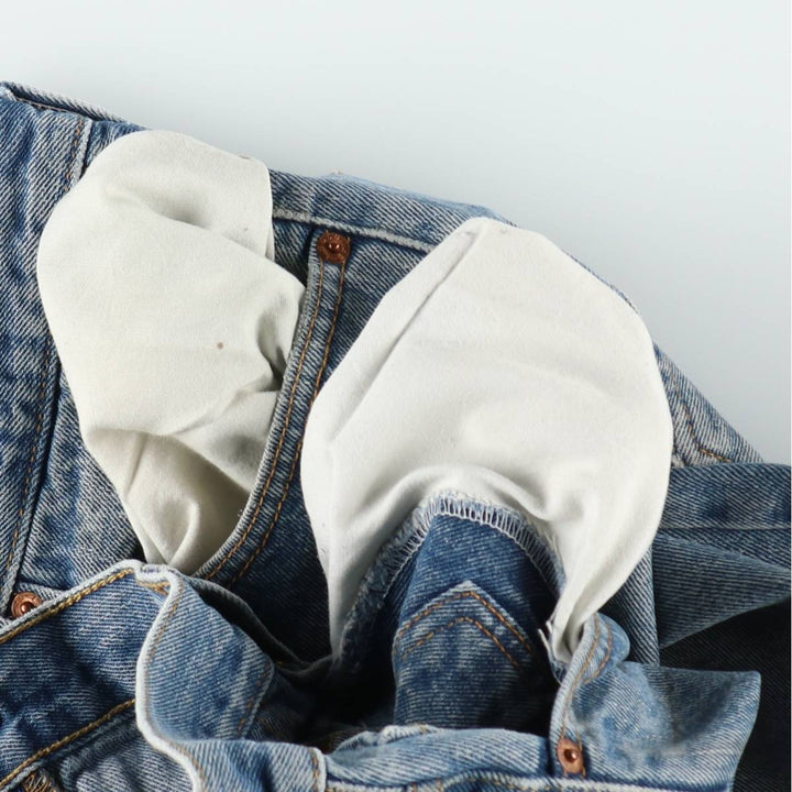 Levi's 505 REGULAR FIT tapered denim pants for men, size w36 cotton blue type Vintage Second Hand