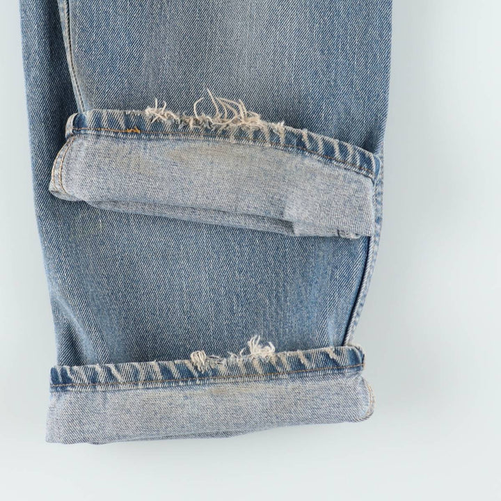 Levi's 505 REGULAR FIT tapered denim pants for men, size w36 cotton blue type Vintage Second Hand