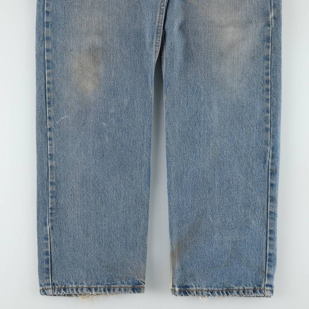 Levi's 505 REGULAR FIT tapered denim pants for men, size w36 cotton blue type Vintage Second Hand