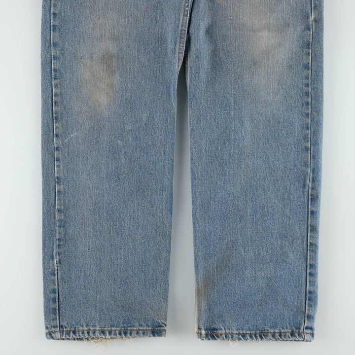Levi's 505 REGULAR FIT tapered denim pants for men, size w36 cotton blue type Vintage Second Hand