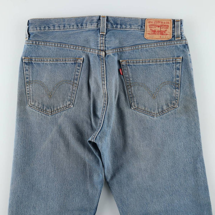 Levi's 505 REGULAR FIT tapered denim pants for men, size w36 cotton blue type Vintage Second Hand