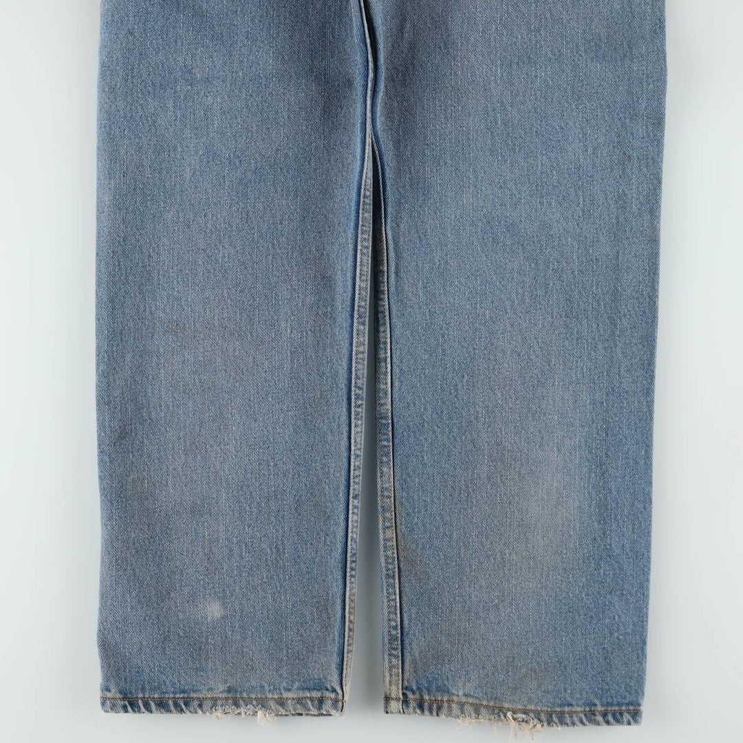 Levi's 505 REGULAR FIT tapered denim pants for men, size w36 cotton blue type Vintage Second Hand