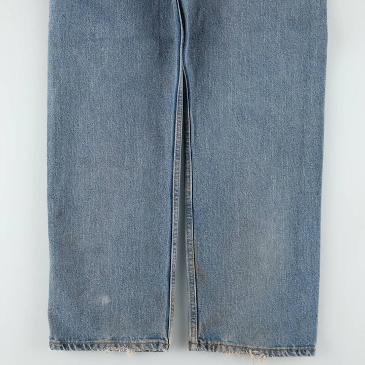 Levi's 505 REGULAR FIT tapered denim pants for men, size w36 cotton blue type Vintage Second Hand