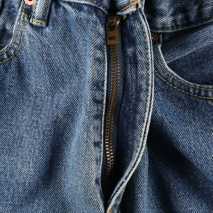Levi's 505 tapered denim pants for men, equivalent to w32 cotton blue type Vintage Second Hand