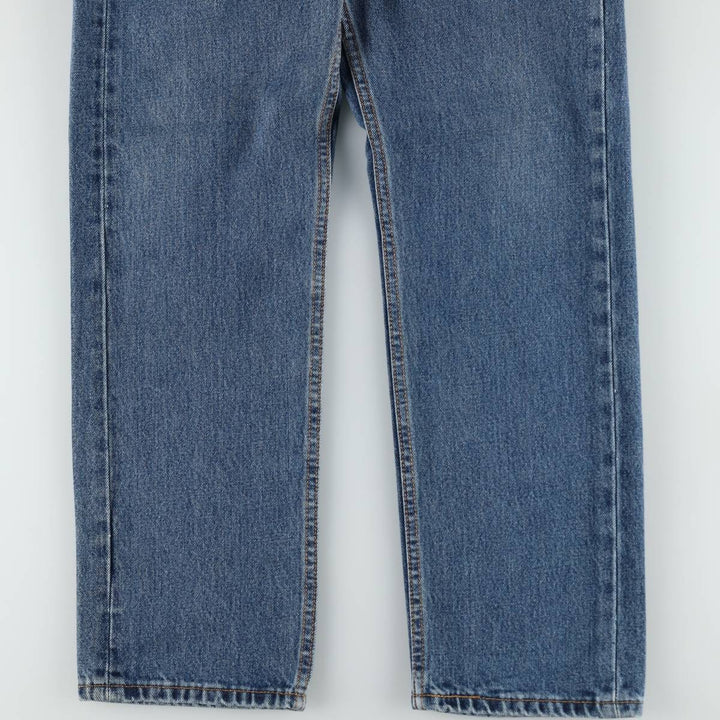 Levi's 505 tapered denim pants for men, equivalent to w32 cotton blue type Vintage Second Hand