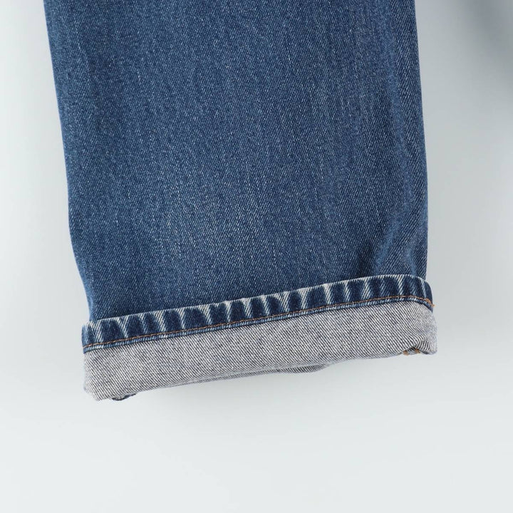 Levi's 505 tapered denim pants for men, equivalent to w35 cotton blue type Vintage Second Hand