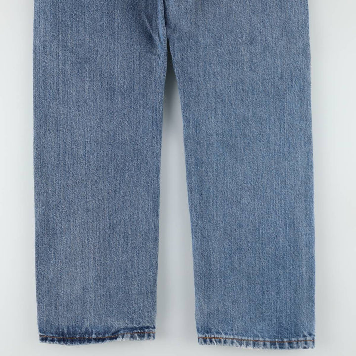 Levi's 505 tapered denim pants for men, size W33 cotton blue type Vintage Second Hand
