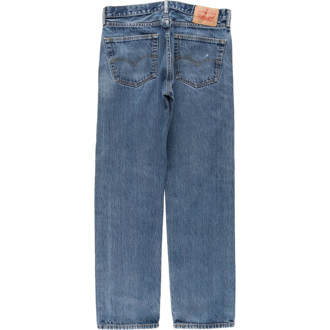Levi's 505 tapered denim pants for men, size W33 unclear blue type Vintage Second Hand