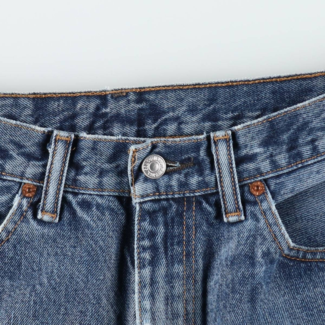 Levi's 505 tapered denim pants for men, size W33 unclear blue type Vintage Second Hand