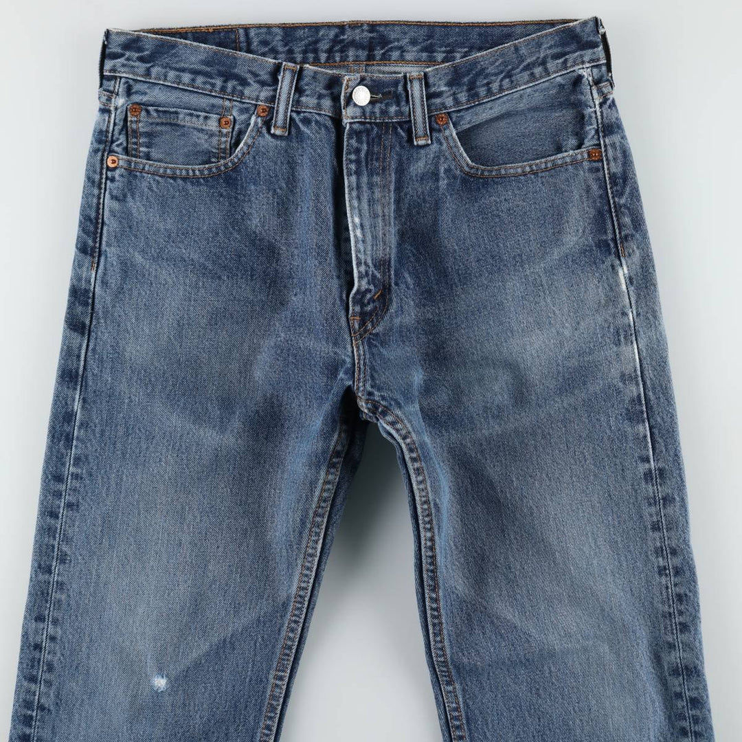 Levi's 505 tapered denim pants for men, size W33 unclear blue type Vintage Second Hand