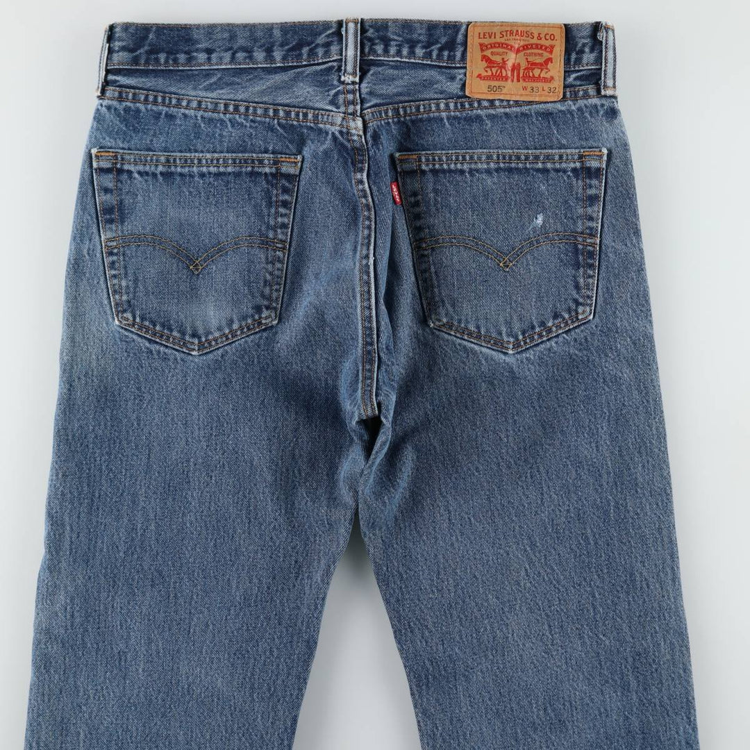 Levi's 505 tapered denim pants for men, size W33 unclear blue type Vintage Second Hand