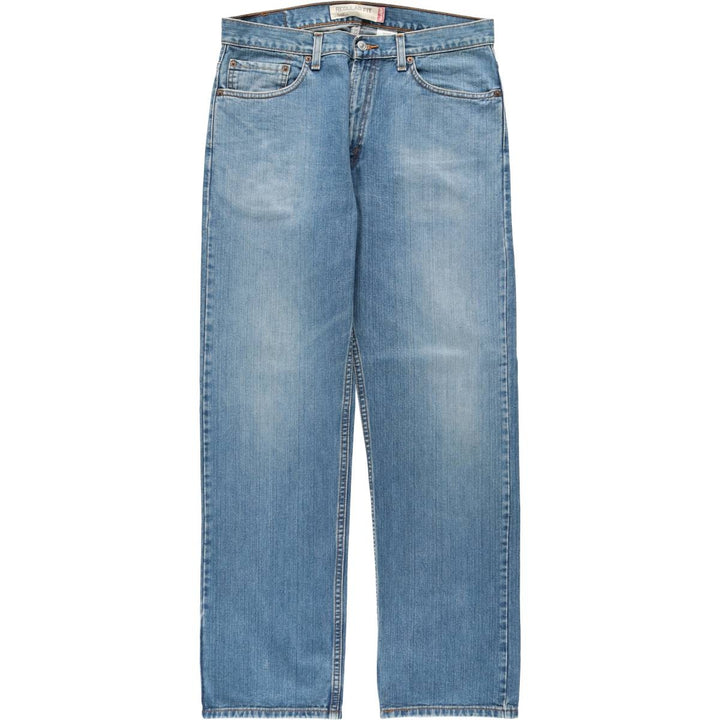 Levi's 505 tapered denim pants for men, size W34 cotton blue type Vintage Second Hand