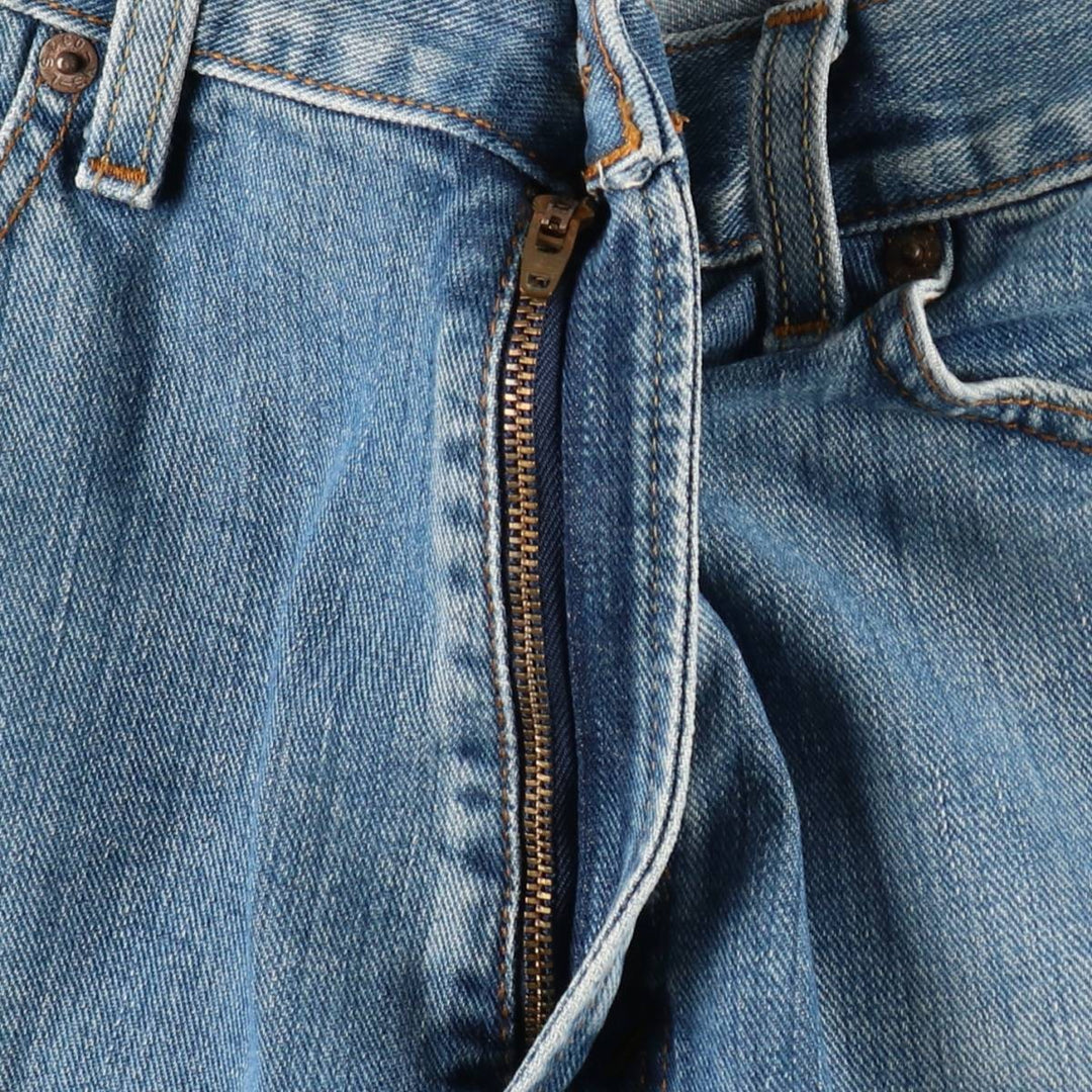 Levi's 505 tapered denim pants for men, size W34 cotton blue type Vintage Second Hand