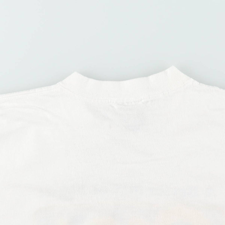 90'S ONEITA Q106 Advertising T-Shirt, XL (46-48), equivalent to men's XL, Vintage cotton white type Vintage Second Hand