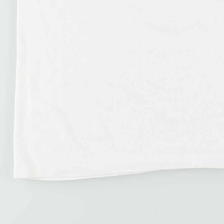 90'S Hanes FIFTY-FIFTY Advertising T-Shirt, Made in USA, Men's XL equivalent, Vintage cotton white type Vintage Second Hand