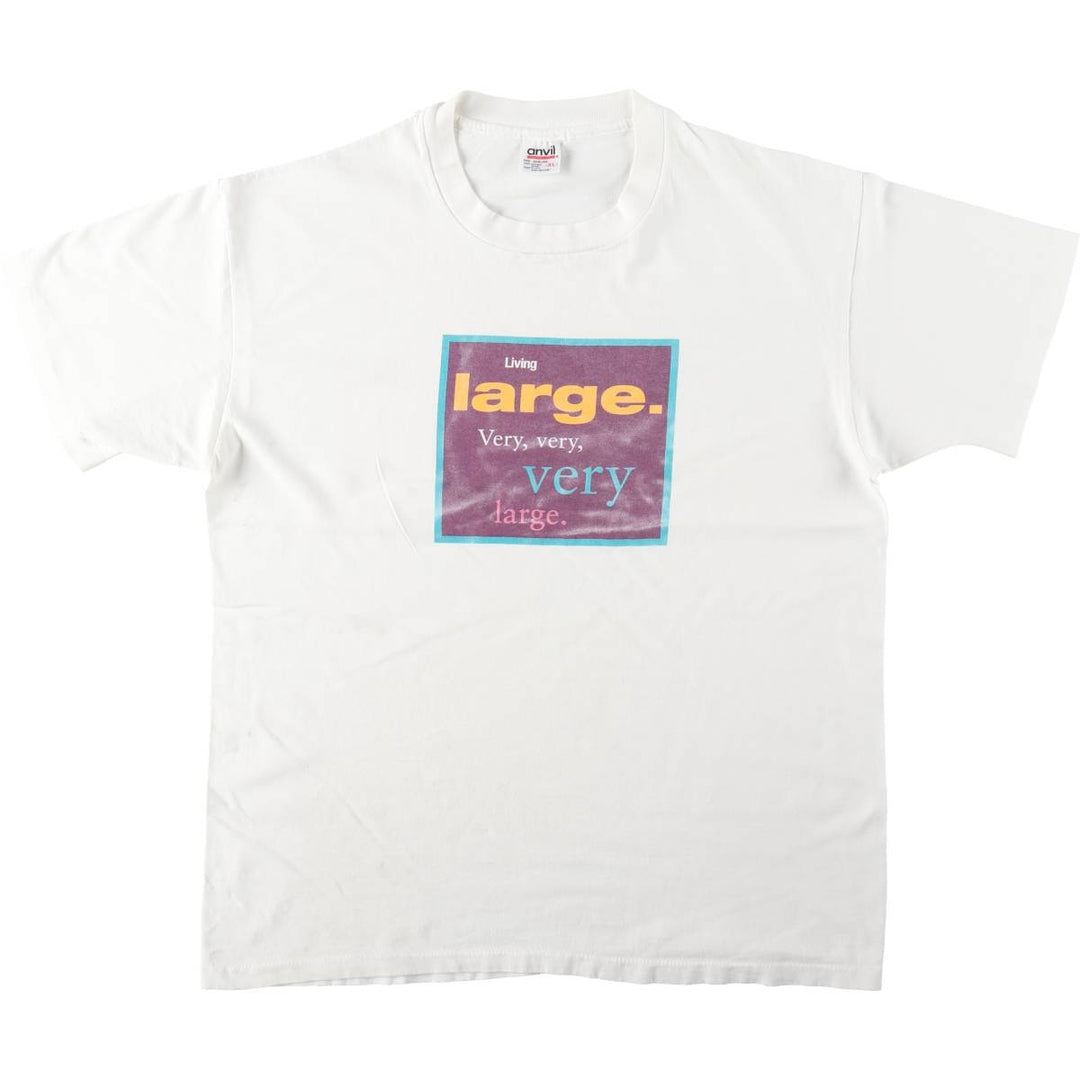 90'S Anvil Advertising T-Shirt, BEA Systems, Men's XL equivalent, Vintage cotton white type Vintage Second Hand