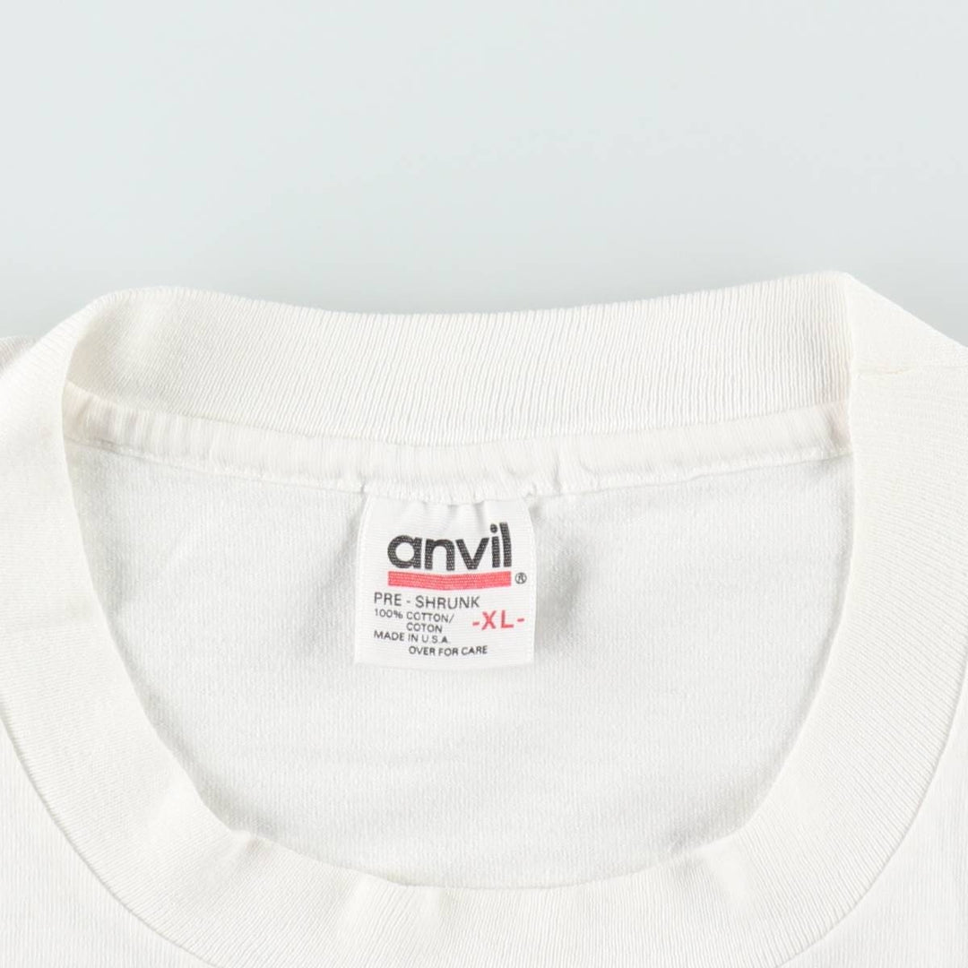 90'S Anvil Advertising T-Shirt, BEA Systems, Men's XL equivalent, Vintage cotton white type Vintage Second Hand