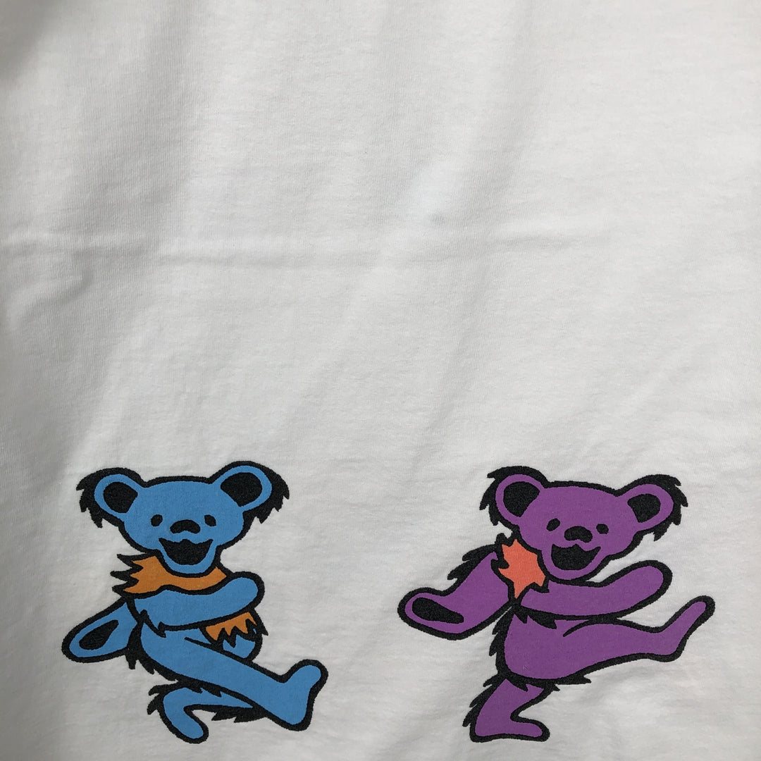 GRATEFUL DEAD Grateful Dead Long Sleeve T-Shirt, Men's Size L cotton white type Vintage Second Hand