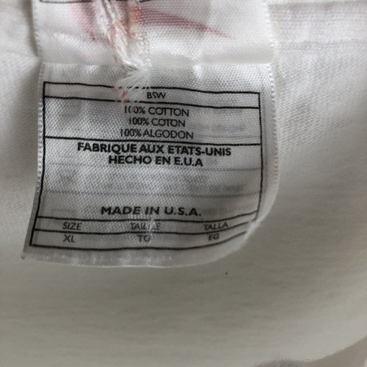 Nike Mock Neck Long-Sleeve T-Shirt, Made in USA, Men's Size XL (approx.) cotton white type Vintage Second Hand