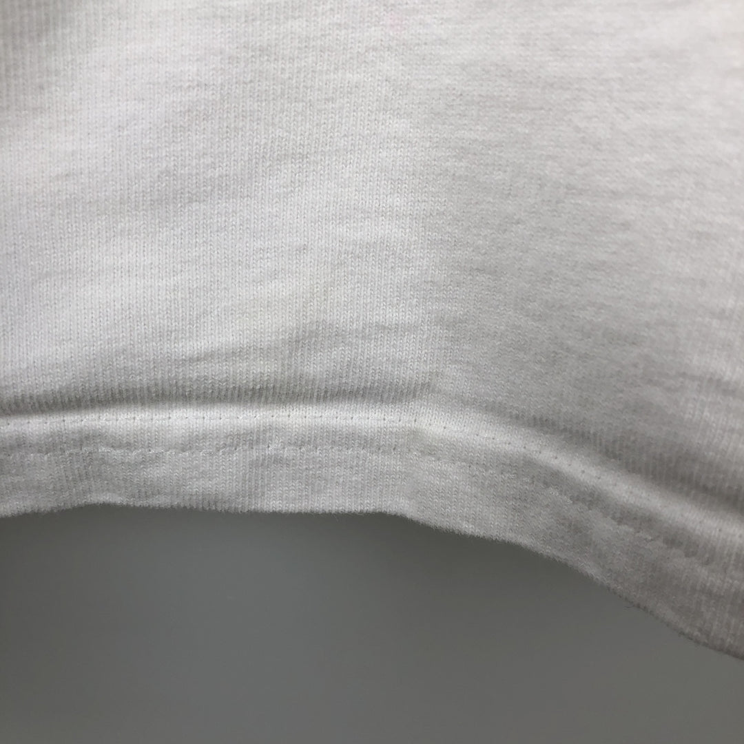 Nike Mock Neck Long-Sleeve T-Shirt, Made in USA, Men's Size XL (approx.) cotton white type Vintage Second Hand