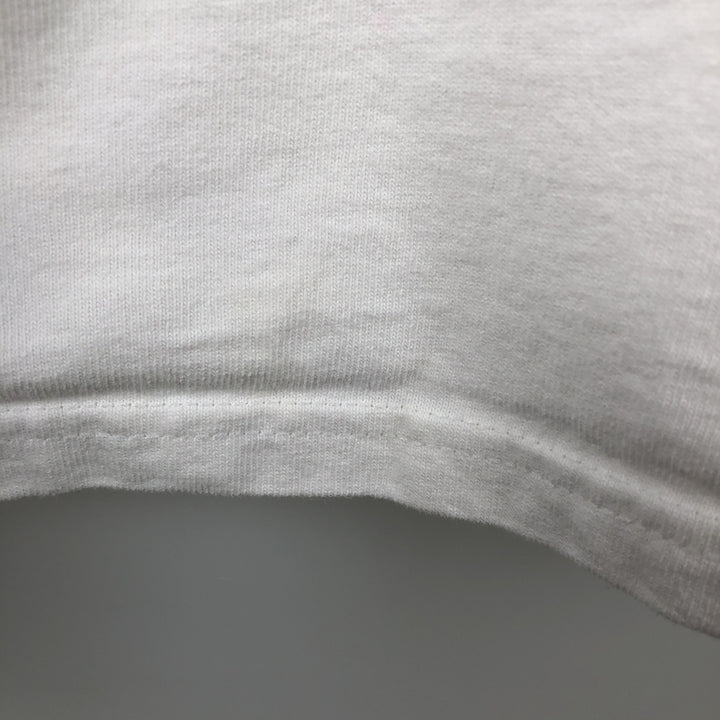 Nike Mock Neck Long-Sleeve T-Shirt, Made in USA, Men's Size XL (approx.) cotton white type Vintage Second Hand