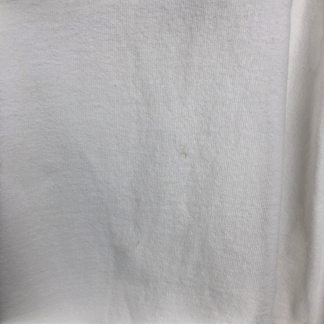 Nike Mock Neck Long-Sleeve T-Shirt, Made in USA, Men's Size XL (approx.) cotton white type Vintage Second Hand