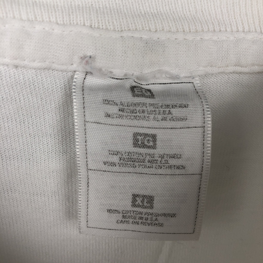 ~90'S Long-Sleeve T-Shirt, Made in USA, Men's XL Equivalent, Vintage cotton white type Vintage Second Hand