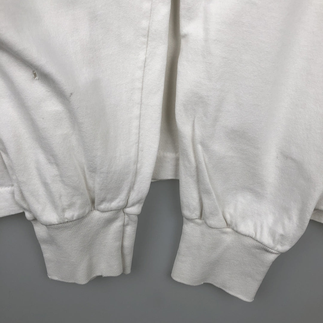 ~90'S Long-Sleeve T-Shirt, Made in USA, Men's XL Equivalent, Vintage cotton white type Vintage Second Hand