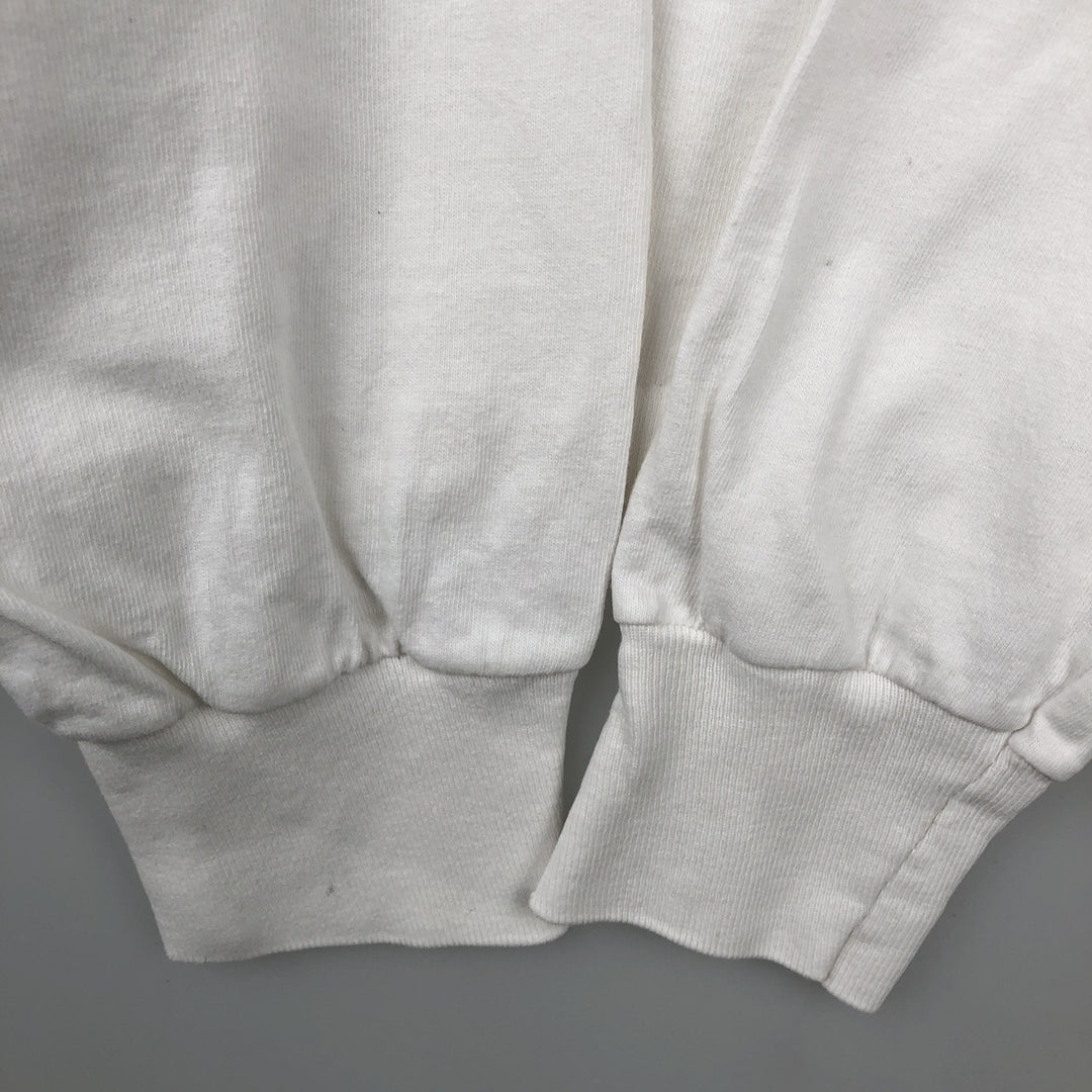 ~90'S Long-Sleeve T-Shirt, Made in USA, Men's XL Equivalent, Vintage cotton white type Vintage Second Hand