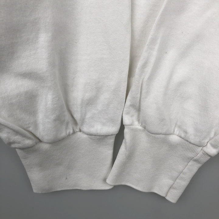 ~90'S Long-Sleeve T-Shirt, Made in USA, Men's XL Equivalent, Vintage cotton white type Vintage Second Hand
