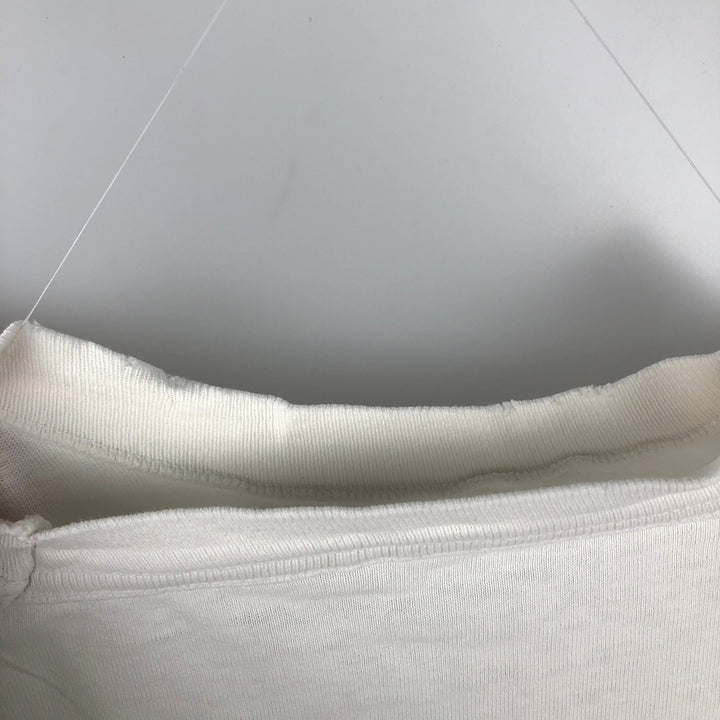 ~90'S Long-Sleeve T-Shirt, Made in USA, Men's XL Equivalent, Vintage cotton white type Vintage Second Hand