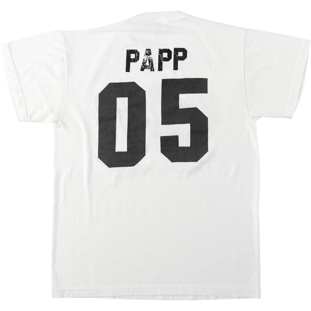 2000'S Russell Print T-Shirt, Men's Size S (approx.) cotton white type Vintage Second Hand