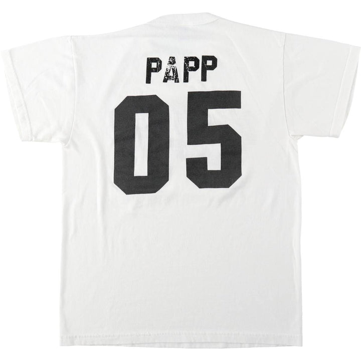 2000'S Russell Print T-Shirt, Men's Size S (approx.) cotton white type Vintage Second Hand