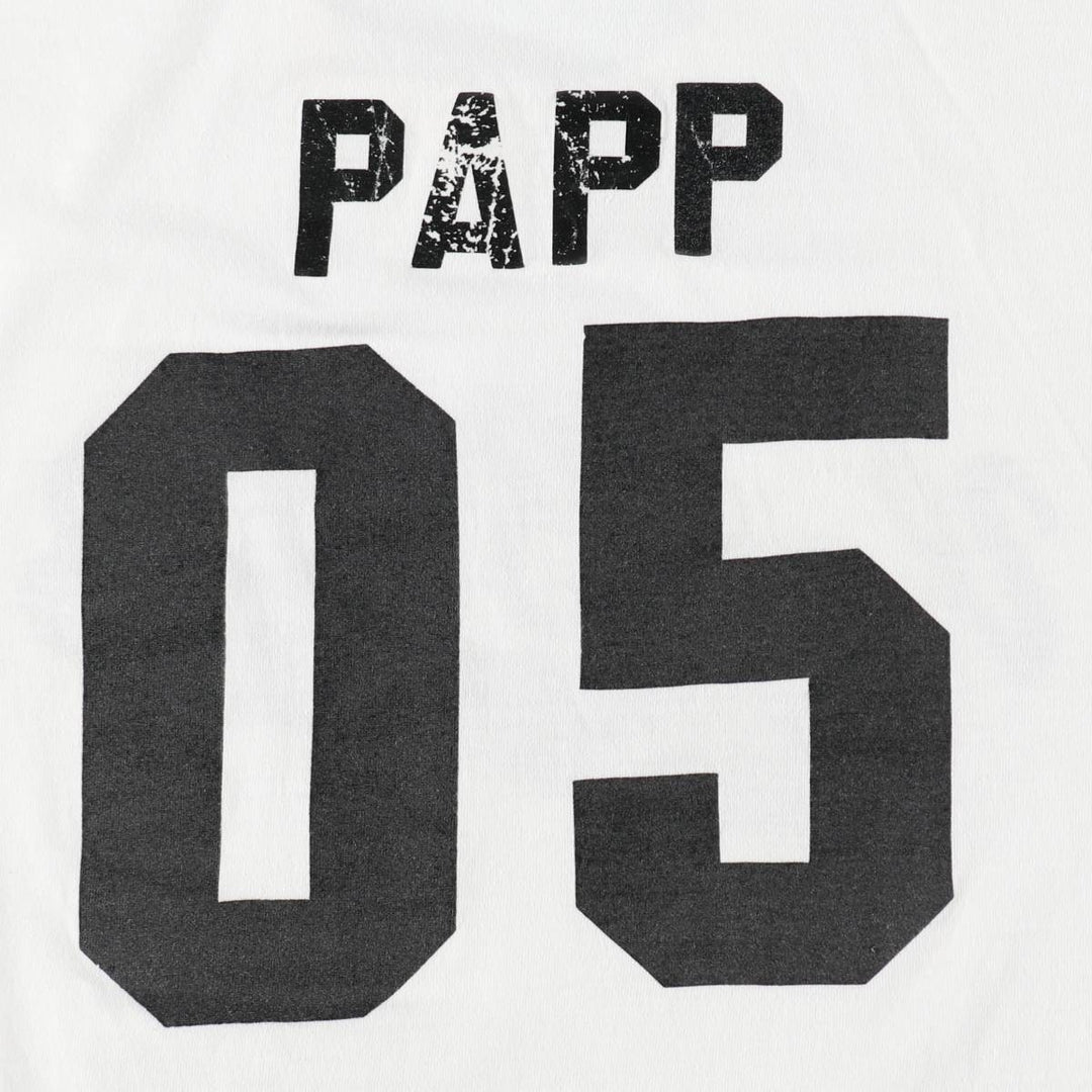 2000'S Russell Print T-Shirt, Men's Size S (approx.) cotton white type Vintage Second Hand