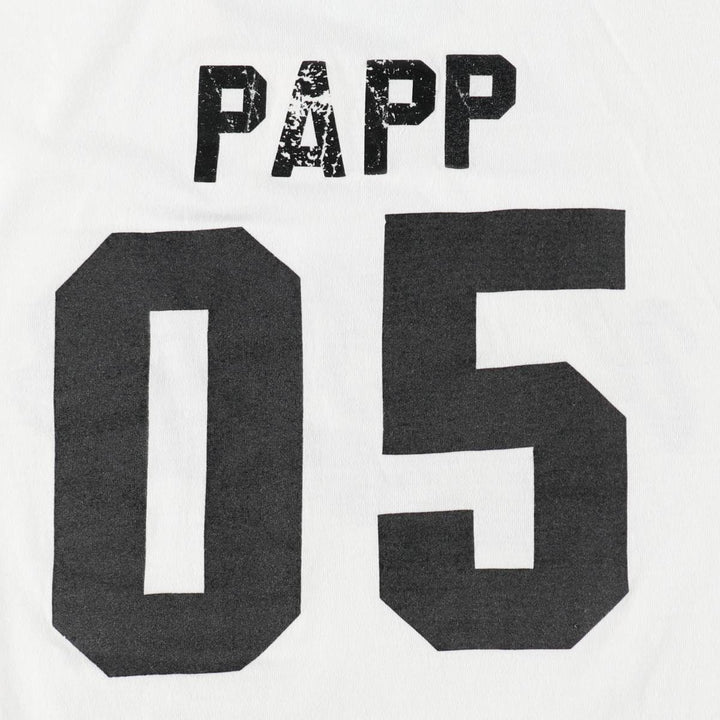 2000'S Russell Print T-Shirt, Men's Size S (approx.) cotton white type Vintage Second Hand