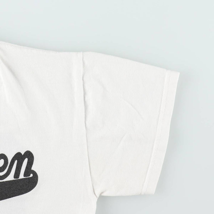 2000'S Russell Print T-Shirt, Men's Size S (approx.) cotton white type Vintage Second Hand