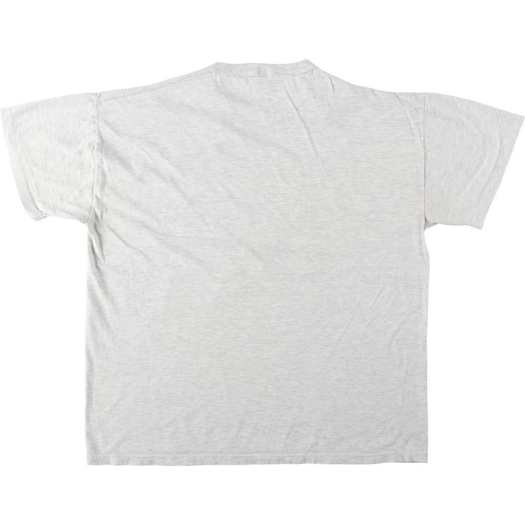 90'S Russell College T-shirt, Made in USA, Men's L size, Vintage cotton white type Vintage Second Hand